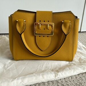 Burberry Yellow Mini Bag with Gold Buckle